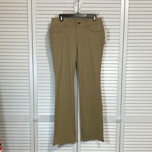 NWT Faded Glory Khaki Ponte Mid-Rise Bootcut Stretch Jeggings Women 10